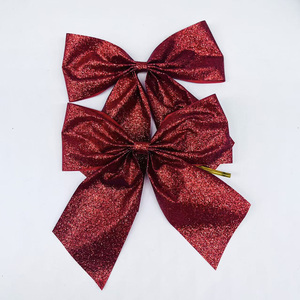 Ruban à paillettes de luxe personnalisé en gros avec attache torsadée pour la décoration de sapins de Noël, couronnes, décoration intérieure et emballage cadeau - Product Image 3