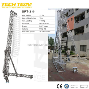 Tour de sonorisation pour événements extérieurs, capacité de charge de 800 kg à 1400 kg et hauteur de 13,2 m, tour de sonorisation Eassl Event - Product Image 2
