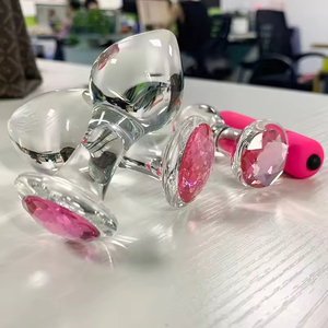 Joyería de Cristal para el Ano, Tapón Anal de Cristal SML, Masajeador Anal, Juguete Sexual para Hombres y Mujeres, Estimulación Anal y Masturbación - Product Image 4