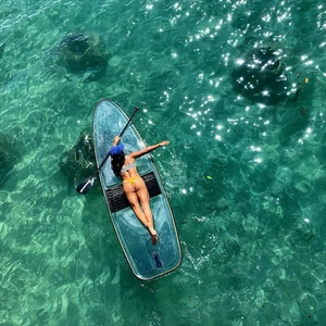 Tabla de Paddle Surf Transparente, SUP Transparente para la Aventura - Product Image 1