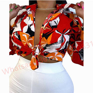 Kemeja blus sutra desainer lengan panjang wanita, atasan blus bercetak elegan Musim Semi dan Gugur - Product Image 2