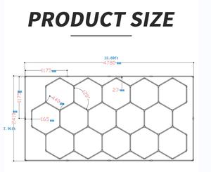 Meilleures ventes Baie de service <span class=keywords><strong>automobile</strong></span> Led Hexagone Salon de coiffure <span class=keywords><strong>Garage</strong></span> Kit Lampe décorative moderne - Product Image 3