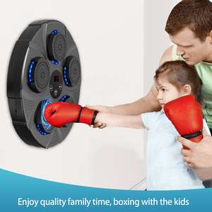 เครื่องซ้อมมวยอัจฉริยะสำหรับออกกำลังกายสีดำ PU + ABS ติดผนังบ้าน - Product Image 3