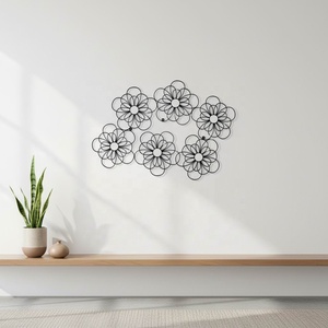 Metal Flower Wall Decor for home <strong>decoration</strong> - Product Image 2