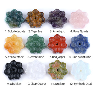 Base para Incienso <span class=keywords><strong>de</strong></span> Flor <span class=keywords><strong>de</strong></span> Loto <span class=keywords><strong>de</strong></span> Piedra Semipreciosa <span class=keywords><strong>de</strong></span> 30mm, Pulida, Venta al por Mayor <span class=keywords><strong>de</strong></span> Fábrica - Product Image 3