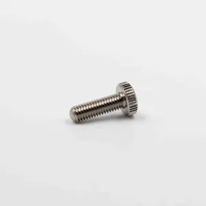 OEM CNC Turning Facing Operation Threading Stainless Steel Knurled Thumb Screw