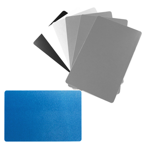 Tarjeta de Visita de Metal Grabable de Aluminio Anodizado Negro y Rosa con Diseño Antiguo de Feng Shui para Grabado Láser - Product Image 5