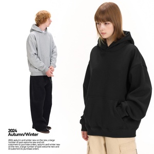 Sudadera con Capucha UNF 500G, Gruesa, con Forro Polar, Cálida, de Color Sólido, Corte Holgado, para Hombre y Mujer, Otoño Invierno - Product Image 5