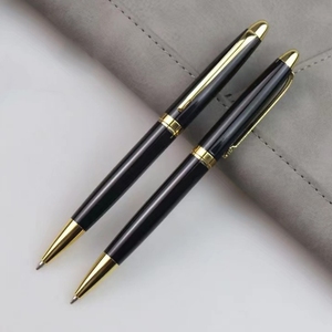 Stylo Bille Métallique Personnalisé de Luxe Gravé Heada, Largeur d'écriture 1.0mm, Argent, Modèle 1.0, Vente en Gros - Product Image 1