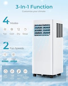 Aire Acondicionado Portátil de 10,000 Btu, Nuevo Diseño para el Hogar, Pac002 - Product Image 4