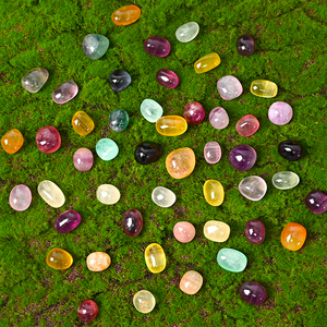 Оптовая продажа, разноцветный хрустальный камень, полированный, лечебный, флюоритовый камень для украшения - Product Image 4