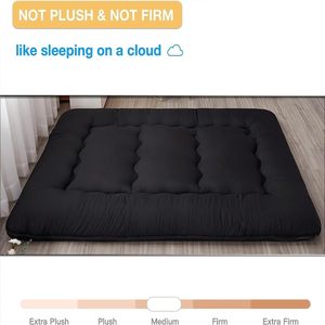 Hàn Quốc Nhật Bản <span class=keywords><strong>Futon</strong></span> Nệm Có Thể Gập Lại Tatami Sợi Nhỏ Nệm Topper Với Có Thể Tháo Rời & Có Thể Giặt Bìa Cho Phòng Ngủ - Product Image 4