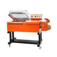 Machine d'emballage thermorétractable automatique avec fonctions de scellage et de découpe, compatible POF/PVC pour boîtes en carton et plastique