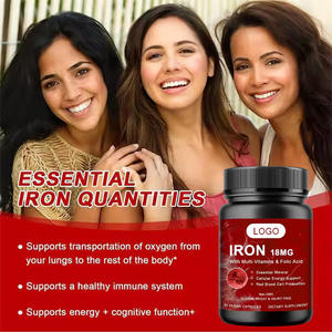 Santé Supplément De Fer Capsules Pilules De Supplément De Minéraux Essentiels Vitamine Soutien Capsules De Fer - Product Image 5