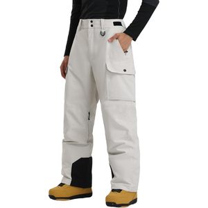 Pantalons de ski pour hommes personnalisés, pantalons de snowboard imperméables et isolés, imperméabilité 15K, respirabilité 10K, ventilation des cuisses, sports de neige - Product Image 1