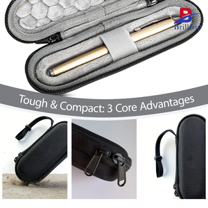 Astuccio Rigido per Penne Stilografiche, Organizzatore Portatile Compatibile con Parker, <span class=keywords><strong>Pelikan</strong></span>, Sheaffer e Altri, Ideale per Viaggi - Product Image 2