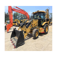 2025 Backhoe Loader CAT 420F Bekas yang Disesuaikan, Bertenaga dengan Boom Teleskopik dan Bucket Multifungsi