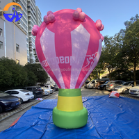 Décorations sur pied et suspendues pour centres commerciaux et expositions en plein air Modèles de montgolfières gonflables personnalisés