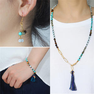 Cuentas Sueltas de Ágata Natural de Alta Calidad, Redondas, Semiterminadas, para Pulseras y Collares, Cuentas Prismáticas de Colores Cortados para la Fabricación de Joyas - Product Image 3