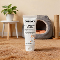 Pâte anti-boules de poils pour chats ODM OEM avec soutien immunitaire, vitamines et minéraux pour la santé de la peau et du pelage, absorption rapide