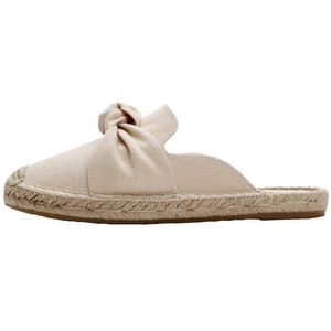 <span class=keywords><strong>En</strong></span> <span class=keywords><strong>gros</strong></span> pas cher naturel chanvre <span class=keywords><strong>semelle</strong></span> femmes chaussures de toile plate espadrilles - Product Image 4