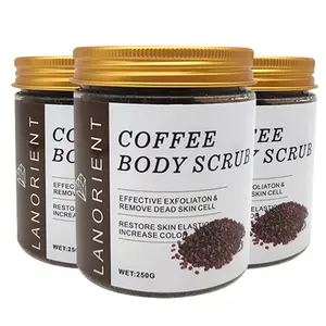 Private Label Body Scrub Pour Le Corps Vegan Coffee Body Scrub Gommage Corporel