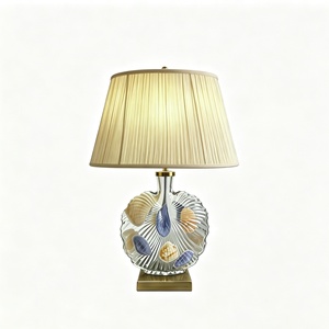 French-style Beige Hand Blown LED Bubble Glass Table Lamp Living Room Study Bedroom Simple Modern Fashion <b>Light</b> Luxury Cozy - Product Image 5