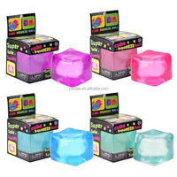 Nouveauté 2026 Tendance : Jouet sensoriel anti-stress carré pour enfants, balle à presser apaisante, jouet souple anti-anxiété 5x5cm en forme de glaçon