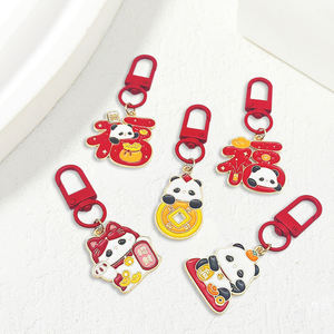 Porte-clés en métal personnalisé 2D/3D, alliage de zinc, léger, haute qualité, impression par transfert thermique, couleur et forme personnalisées, vente en gros - Product Image 1