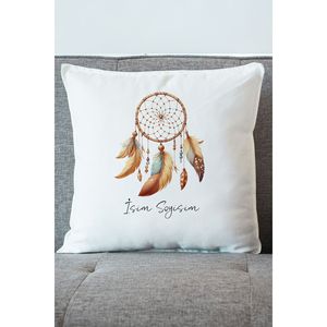 Funda de Cojín Cuadrada Reversible de Diseño Bohemio con Patrón Geométrico y de Hojas para Sofás y Decoración del Hogar - Product Image 2