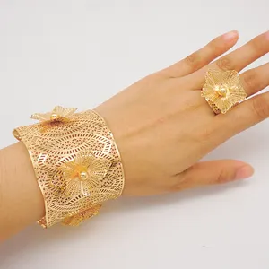 GDJWRI-pulsera de boda de oro de 24 quilates con diseño de Richy dubai, joyería de oro de 18k, 10 gramos