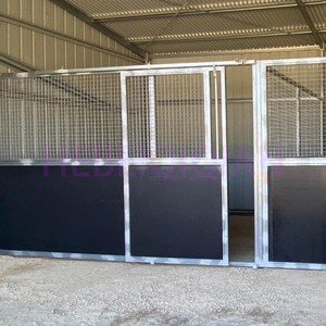 باب انزلاقي مؤقت مستقر للفروسية الصغيرة ، مجموعات جاهزة ، صندوق حصان منزلي ، حظائر ثابتة ، كشك أمامي للخيول - Product Image 3