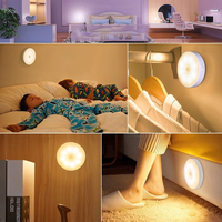 Veilleuse LED USB avec capteur de mouvement, alimentation par prise, pour la maison, la cuisine, la chambre à coucher, les escaliers, le couloir, l'armoire, le placard, l'éclairage