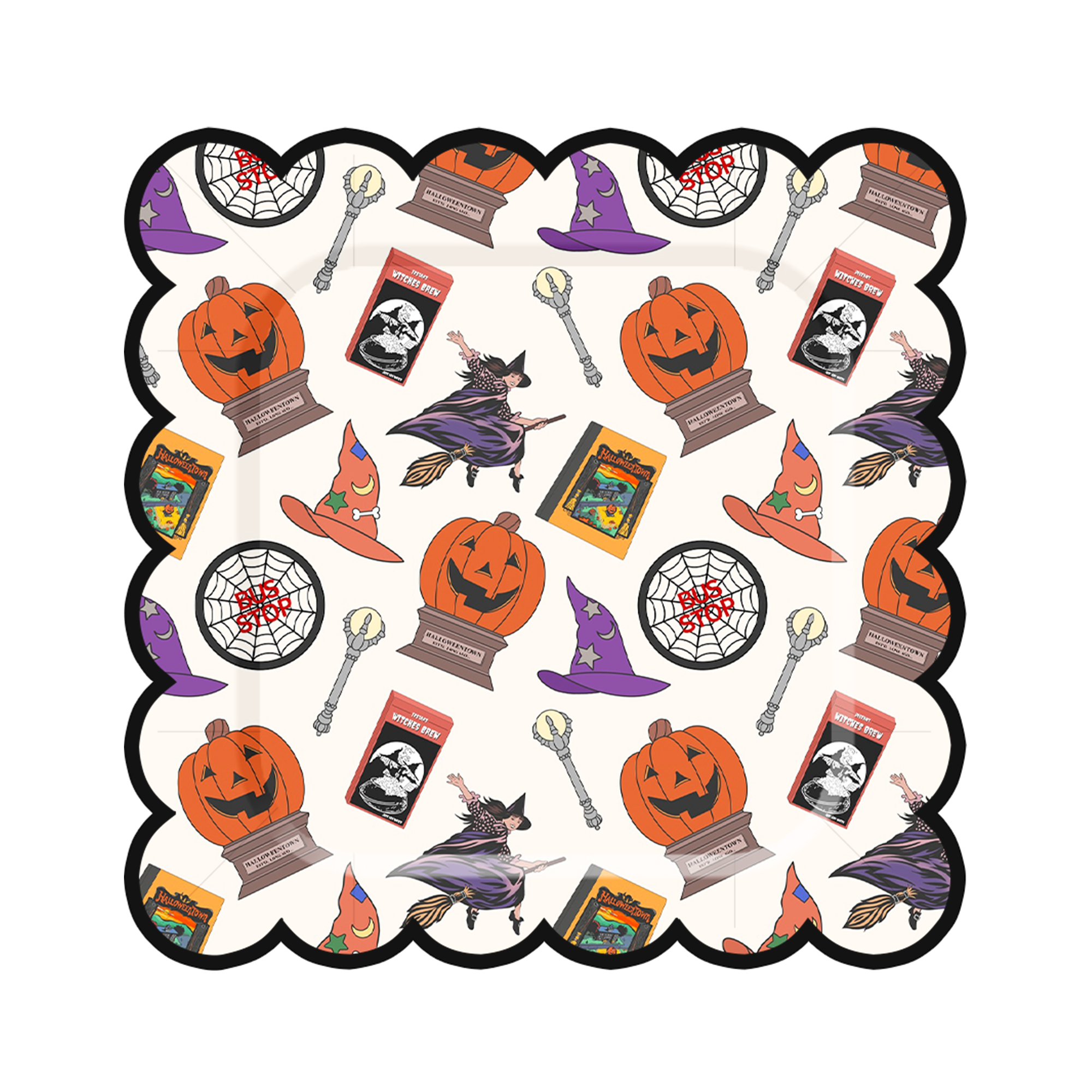 Plato de papel de 8.5 pulgadas * 8 unidades