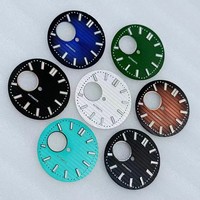 NH35 Skeletonized Surface Green Luminous pour Nautilus Dial Perfect Fit for 30.5mm Watches with NH38 Movement