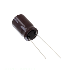 ตัวเก็บประจุแบบรูผ่านช่อง18 uF 20% 250V ตัวเก็บประจุแบบมีรูสำหรับ ULD2E180MPD1TD - Product Image 1