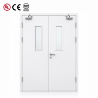 Puerta Cortafuego de Acero para Centros Comerciales, Supermercados, Uso en Proyectos de Puertas de Emergencia Públicas, Puerta Cortafuego de Acero