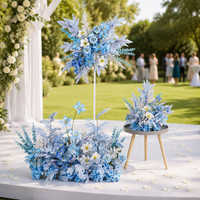 Ensemble de fleurs artificielles pour mariage, arrangement floral en soie, fleurs pour allée de mariage, centre de table, pour événements et fêtes de mariage