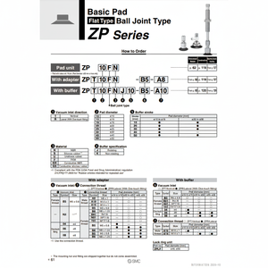 แผ่นสุญญากาศสำหรับ ZP20FN ยกกระชับ SMC pneumatics - Product Image 1