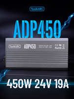Alimentation de laboratoire intelligente ToolkitRC ADP450 DC 450W 24V 19A avec PFC actif et sortie XT60 pour chargeur de batterie Lipo RC