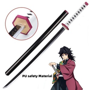 Demon Slayer Katana Safe PU วัสดุของเล่น,ดาบอ่อนคอสเพลย์การ์ตูนอะนิเมะญี่ปุ่น Kamado <span class=keywords><strong>Tanjirou</strong></span> - Product Image 2