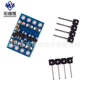 Módulo de conversión de voltaje de 2 canales Hongwei Micro IIC 3.3V a 5V Placa de cambio de nivel UART SPI - Product Image 3