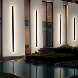 Balcon terrasse décoration éclairage lampe led acrylique étanche applique murale extérieure pour jardin salon laveuse murale - Product Image 3