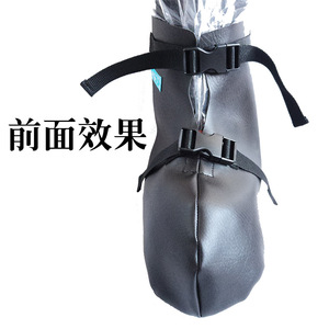Protège-chaussures en plâtre noir à couverture intégrale pour la récupération des fractures et blessures au pied, soulagement de la douleur - Product Image 1