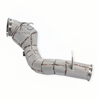 Collecteur d'échappement isolé SS304 pour Mercedes Benz W213 E200 E260 E300 E320 E350el, tuyau d'échappement haute performance pour conduite à droite
