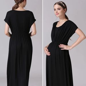 Vente en gros Robe pour femmes enceintes Robe d'allaitement style européen <span class=keywords><strong>Vêtements</strong></span> <span class=keywords><strong>de</strong></span> maternité S-XXL bonne extensibilité pour femmes <span class=keywords><strong>de</strong></span> <span class=keywords><strong>grande</strong></span> <span class=keywords><strong>taille</strong></span> - Product Image 3