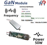 Amplificateur de puissance GaN 50W 5.2G 5.8G, module anti-drone, détecteur de système FPV pour anti-Lora, amplificateur RF haute puissance 50W