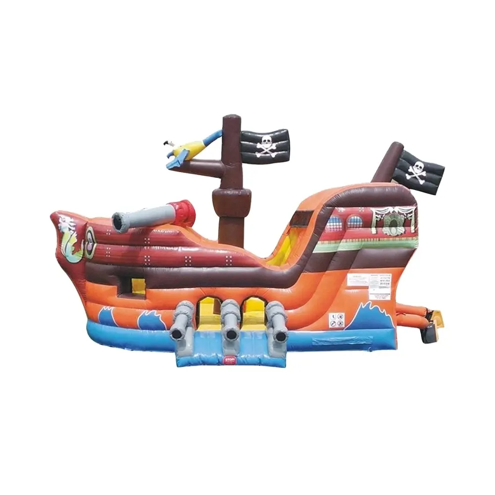 Trẻ Em Ngoài Trời Cướp Biển Inflatable Bouncer Tàu Vui Chơi Giải Trí Rides Cướp Biển Thuyền