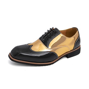 Chaussures Oxford pour hommes en cuir de veau pleine fleur faites à la main, confortables, respirantes, à lacets, brodées, personnalisées, pour l'hiver et le bureau - Product Image 2