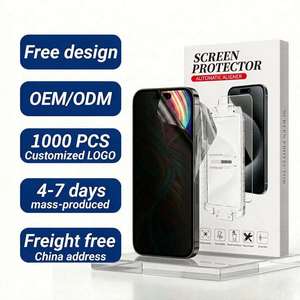 ฟิล์มกันรอยกระจกนิรภัยแบบใสพิเศษ HD 9H บางเฉียบ สำหรับ 18 Pro Max พร้อมชุดติดตั้งง่าย บรรจุภัณฑ์แบบกำหนดเอง ป้องกันฝุ่น ติดตั้งอัตโนมัติ - Product Image 1